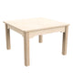 Commercial Grade 23.5inch Square Wooden Preschool Classroom Activity Table - Beech