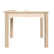 Commercial Grade 23.5inch Square Wooden Preschool Classroom Activity Table - Beech