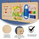 Commercial Grade Greenguard Certified Wooden Three Panel STEAM Wall System
