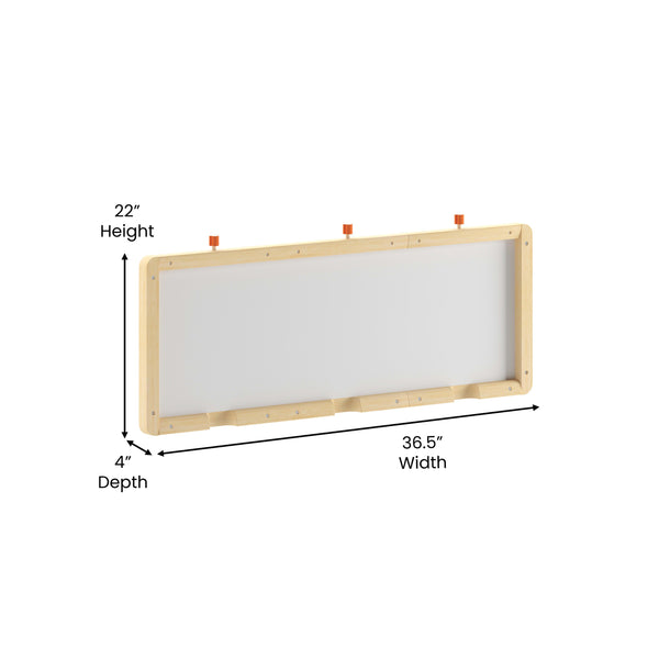 Commercial Grade Greenguard Certified Wooden Three Panel STEAM Wall System