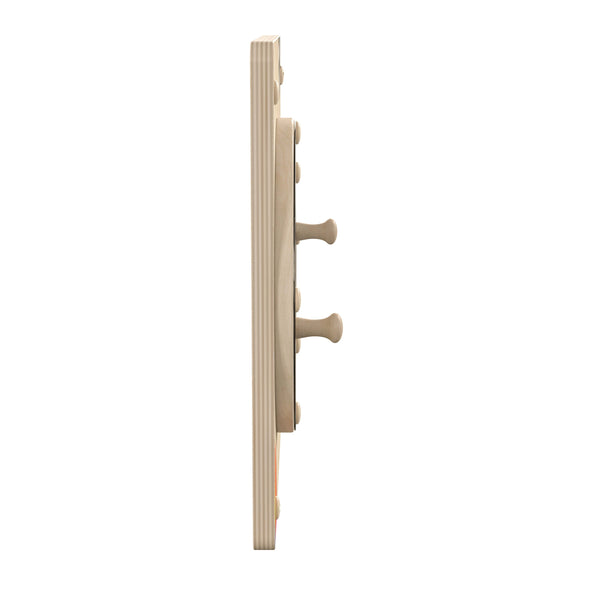 Commercial Grade STEAM Wall Wooden Turning Gears Accessory Board - Multicolor