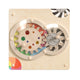 Commercial Grade STEAM Wall Wooden Turning Gears Accessory Board - Multicolor