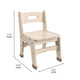 Commercial Grade 10 Inch Natural Wood Classroom Chairs with Carry Handle-2 Pack