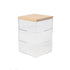 Brody Clear Plastic Storage Organizer Bins with Lid for Home Office, Kitchen, or Bathroom