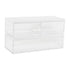 Brody Clear Plastic Storage Organizer Bins with Lids for Home Office, Kitchen, or Bathroom