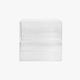 Set of 2 Clear Plastic Desktop Storage Boxes - 1 Single Drawer - 1 Double Drawer