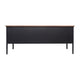 Walnut |#| Commercial Double Pedestal Desk with 5 Locking Drawers in Walnut-50x70