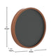 Rustic,12inch |#| Set of 2 Commercial Grade 12inch Round Rustic Framed Wall Mount Chalkboards