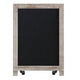 Weathered Brown,12inchW x 1.88inchD x 17inchH |#| 10 Pack 12inch x 17inch Tabletop or Wall Mount Magnetic Chalkboards - Weathered