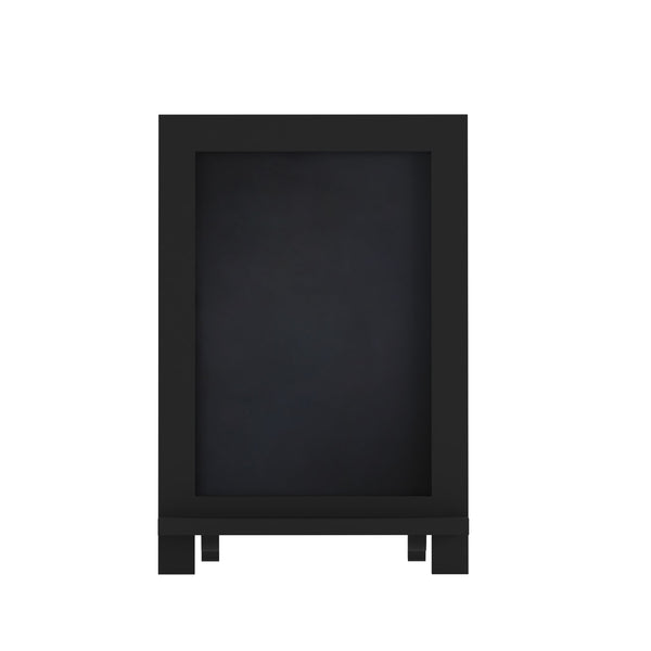 Black,9.5inchW x 1.88inchD x 14inchH |#| 10 Pack 9.5inch x 14inch Tabletop or Wall Mount Magnetic Chalkboards - Black