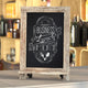Weathered Brown,9.5inchW x 1.88inchD x 14inchH |#| 10 Pack 9.5inch x 14inch Tabletop or Wall Mount Magnetic Chalkboards - Weathered