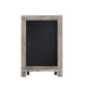 Weathered Brown,9.5inchW x 1.88inchD x 14inchH |#| 10 Pack 9.5inch x 14inch Tabletop or Wall Mount Magnetic Chalkboards - Weathered