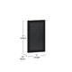 Rustic Black |#| Set of 10 Wall Mounted Magnetic Chalkboards in Black - 9.5inch x 14inch