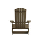 Mahogany |#| All-Weather Poly Resin Folding Adirondack Chair in Mahogany - Patio Chair