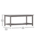 Gray |#| Indoor/Outdoor Poly Resin 2-Tier Adirondack Coffee Table - Gray