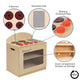 Children's Wooden Kitchen Stove with Turnable Knobs for Commercial or Home Use