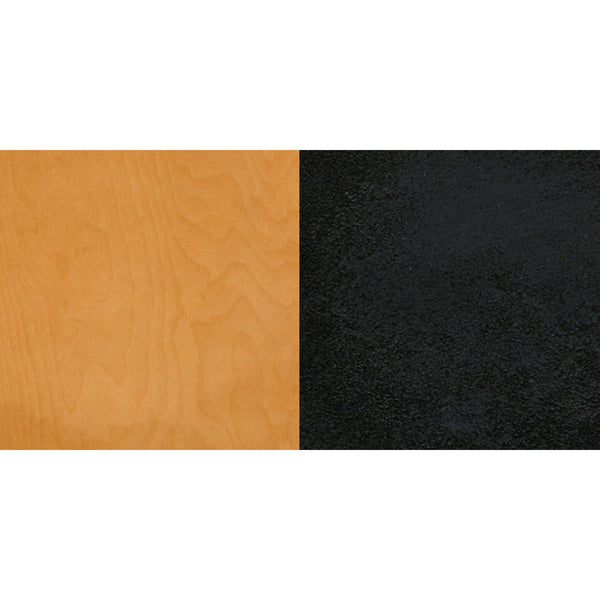 Walnut Wood Seat/Black Metal Frame |#| Black Coffee Back Metal Restaurant Chair with Walnut Wood Seat
