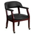 Conference Chair with Accent Nail Trim and Casters