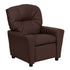 Contemporary Kids Recliner with Cup Holder