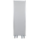 White/Gray |#| Mobile Whiteboard/Cloth 3 Section Partition with Locking Casters, 72inchH x 24inchW
