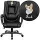 EMB High Back Black LeatherSoft Layered Executive Swivel Ergonomic Office Chair
