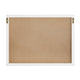 White Woodgrain |#| Dry Erase Magnetic Monthly Calendar/Cork Board - White Woodgrain Frame - 24x18