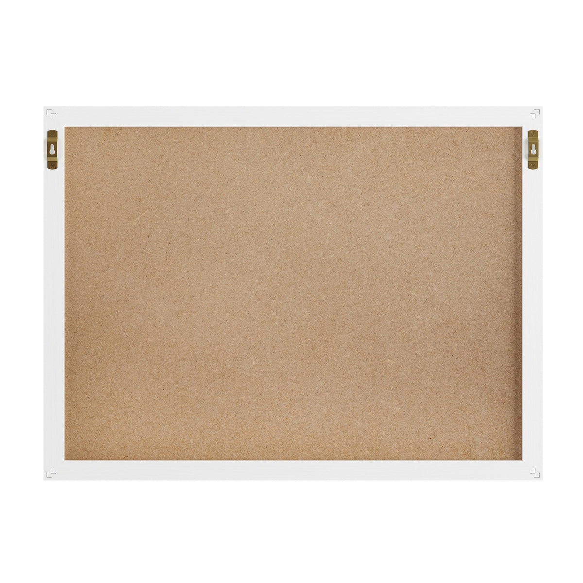 White Woodgrain |#| Dry Erase Magnetic Monthly Calendar/Cork Board - White Woodgrain Frame - 24x18