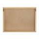 Light Natural Woodgrain |#| Dry Erase Magnetic Weekly Calendar/Chalk Board-Lt Natural Woodgrain Frame-24x18