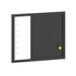 Everette Magnetic Weekly Calendar Dry Erase Board and Chalk Board with Liquid Chalk Marker and Magnets, Woodgrain Frame