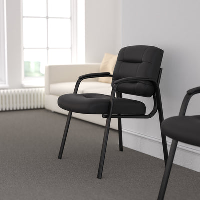 Flash Fundamentals Executive Reception Chair with Metal Frame - View 2