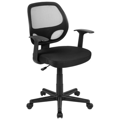 Flash Fundamentals Mid-Back Mesh Swivel Ergonomic Task Office Chair with Arms