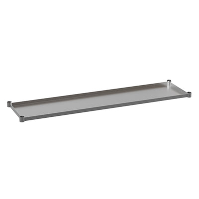 Galvanized Under Shelf for Prep and Work Tables - Adjustable Lower Shelf for Stainless Steel Tables - View 1