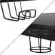 Black |#| Black/Black Gaming Desk Set - Cup/Headset Holder/Reclining & Footrest