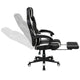 White |#| Black/White Gaming Desk Bundle - Cup/Headset Holder/Mouse Pad Top