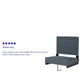 Dark Blue |#| 500 lb. Rated Lightweight Stadium Chair-Handle-Padded Seat, Dark Blue