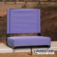Purple |#| 500 lb. Rated Lightweight Stadium Chair-Handle-Padded Seat, Purple