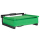 Bright Green |#| 500 lb. Rated Lightweight Stadium Chair-Handle-Padded Seat, Bright Green