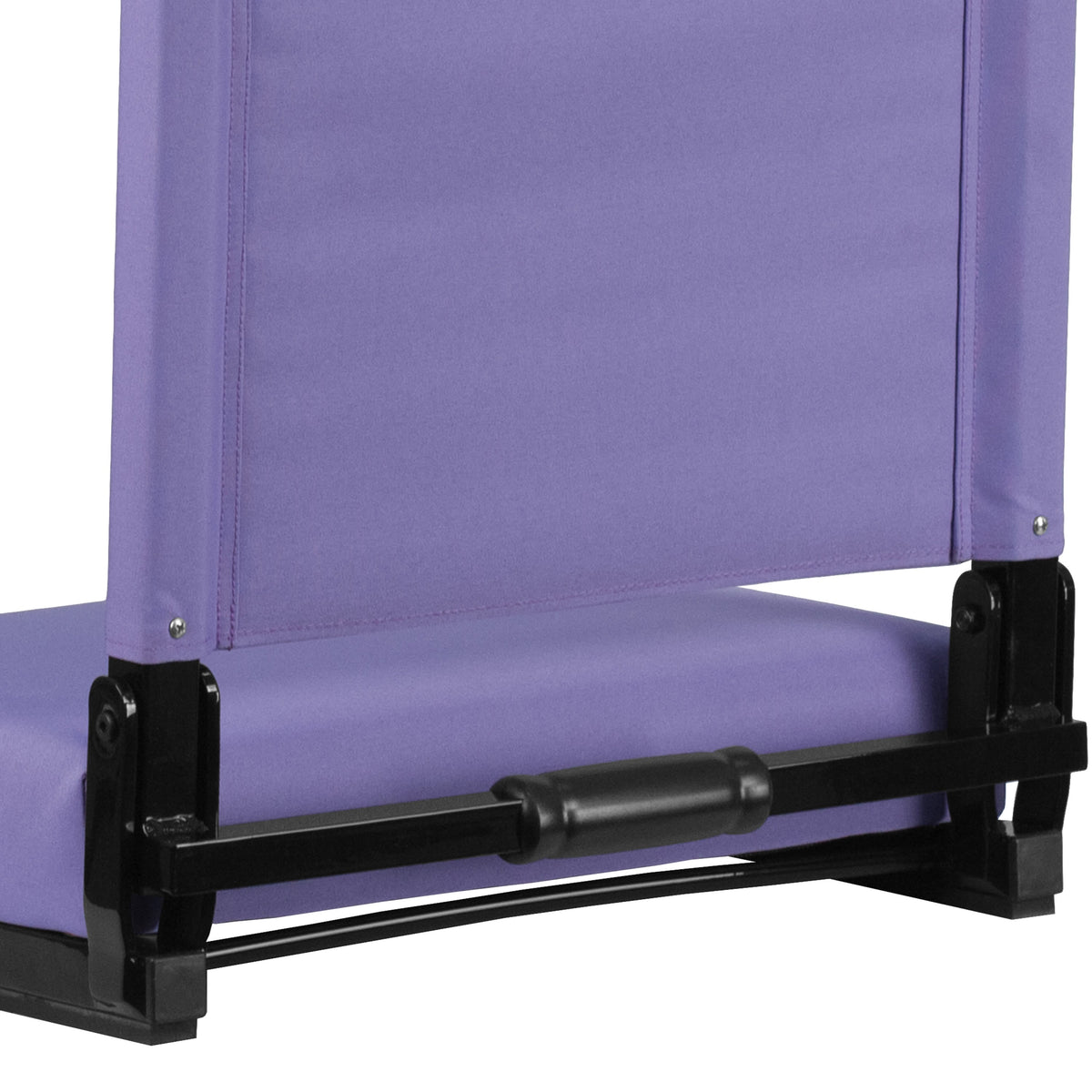 Purple |#| 500 lb. Rated Lightweight Stadium Chair-Handle-Padded Seat, Purple