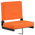Grandstand Comfort Seats by Flash - 500 lb. Rated Lightweight Stadium Chair with Handle & Ultra-Padded Seat