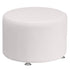 HERCULES Alon Series LeatherSoft 24'' Round Ottoman