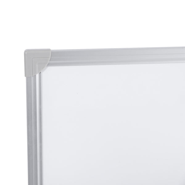 60" x 48" |#| 60x48 Aluminum Magnetic Dry Erase Board with Wall Mount, Marker Tray