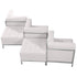 HERCULES Imagination Series LeatherSoft 5 Piece Chair & Ottoman Set