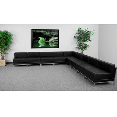 HERCULES Imagination Series LeatherSoft Sectional Configuration, 9 Pieces