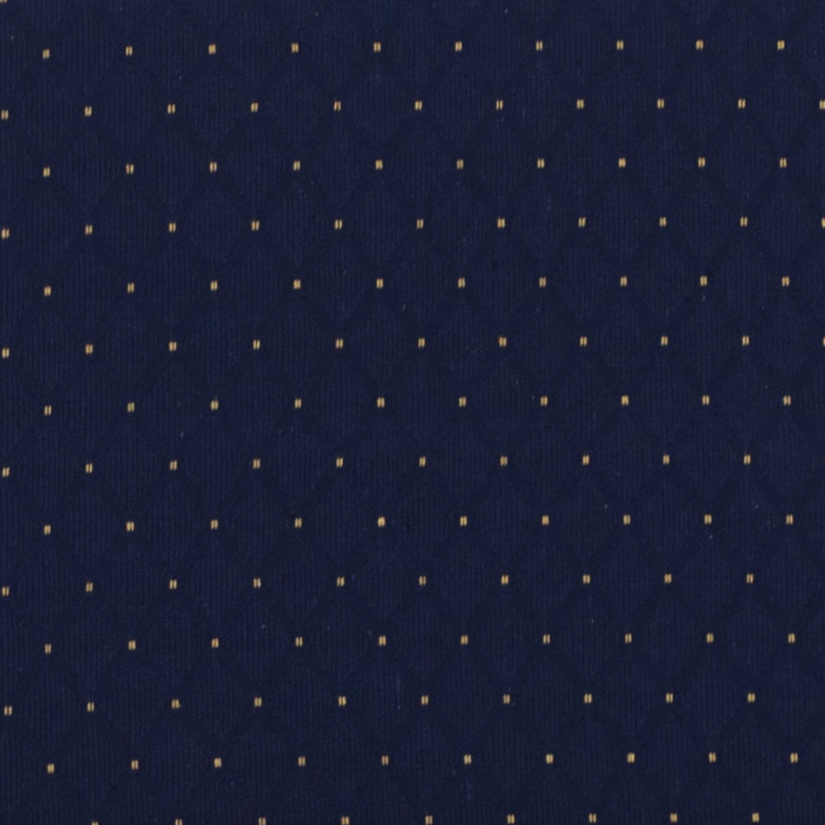 Navy Blue Dot Patterned Fabric/Gold Vein Frame |#| 21inchW Stacking Church Chair in Navy Blue Dot Patterned Fabric - Gold Vein Frame