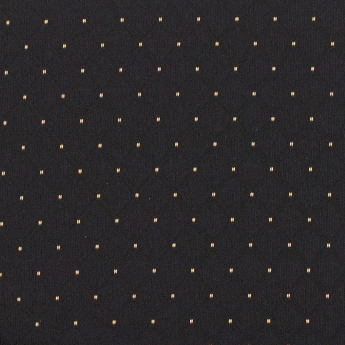 Black Dot Patterned Fabric/Gold Vein Frame |#| 21inchW Stacking Church Chair in Black Dot Patterned Fabric - Gold Vein Frame