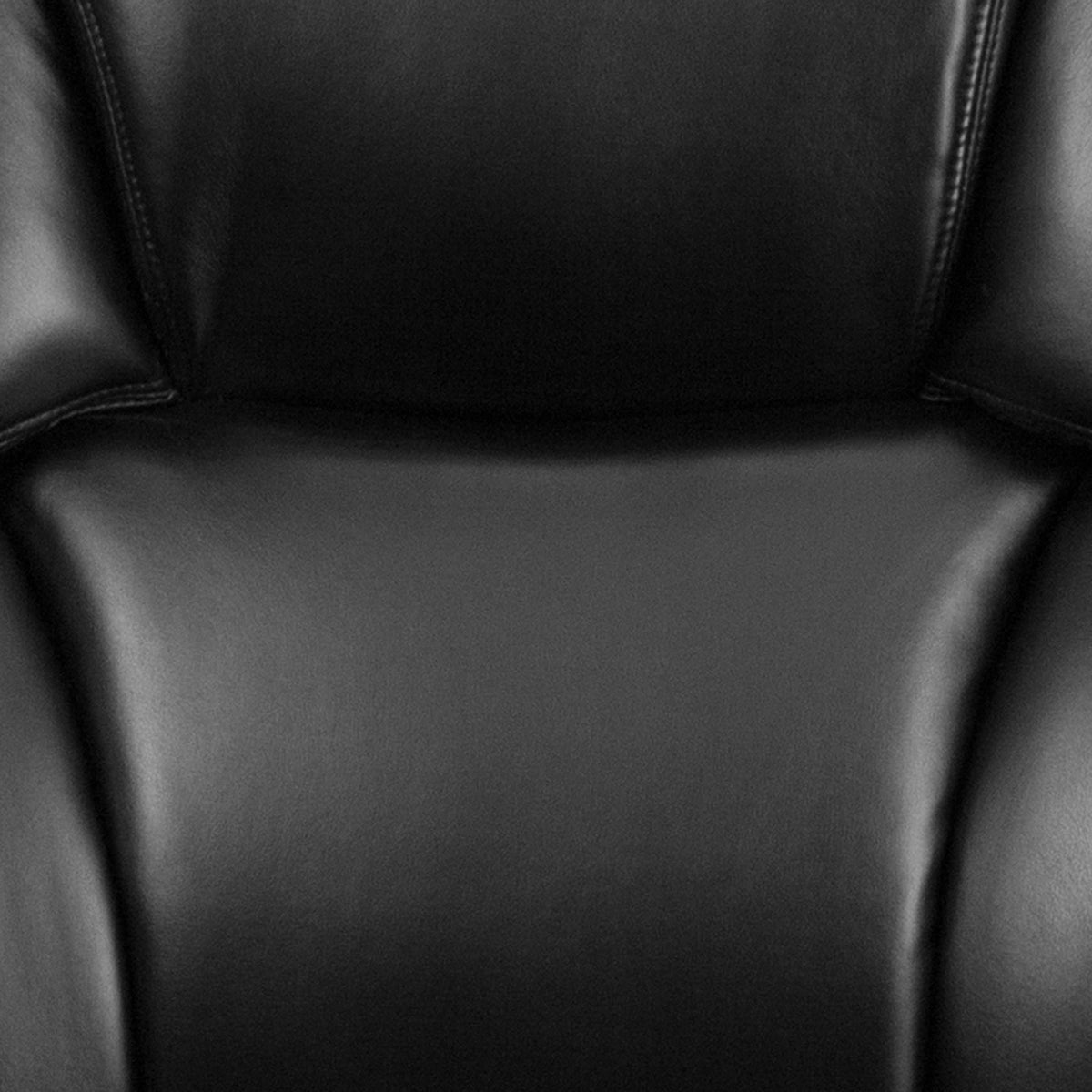 Black LeatherSoft |#| 24/7 Intensive Use Big & Tall 400 lb. Rated High Back Black LeatherSoft Chair