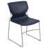 HERCULES Series 661 lb. Capacity Full Back Stack Chair with Powder Coated Frame