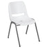 HERCULES Series 880 lb. Capacity Ergonomic Shell Stack Chair with Metal Frame