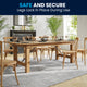 Antique Rustic |#| 8' x 40" Rectangular Antique Rustic Solid Pine Folding Farm Table
