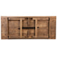 Antique Rustic |#| 8' x 40" Rectangular Antique Rustic Solid Pine Folding Farm Table